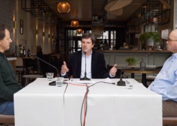 Peptalk 2; Horecaondernemers Rene Stam (de Poort en Velius) en Marco Wohlken (De Tuynkamer en Ysbrantsz)